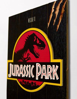 Jurassic Park WoodArts 3D Wooden Wall Art Logo 30 x 40 cm