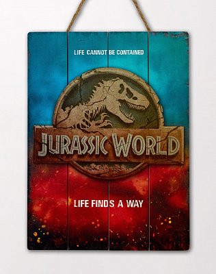 Jurassic World WoodArts 3D Wooden Wall Art Logo 30 x 40 cm