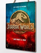 Jurassic World WoodArts 3D Wooden Wall Art Logo 30 x 40 cm