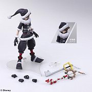 Kingdom Hearts II Bring Arts Action Figure Sora Christmas Town Ver. 15 cm --- DAMAGED PACKAGING