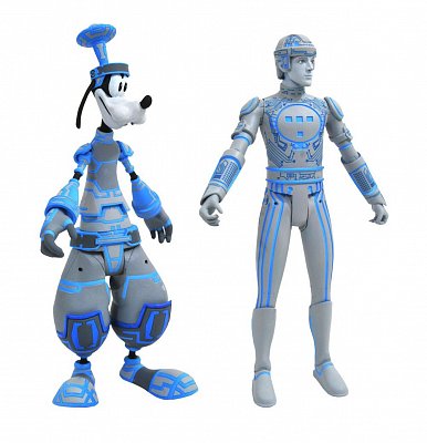 Kingdom Hearts Select Action Figures 2-Pack Goofy & Tron 18 cm