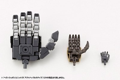 Kotobukiya M.S.G. Model Kit Accesoory Set Heavy Weapon Unit 29 Action Knuckle Type-B