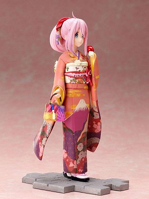 Laid-Back Camp PVC Statue 1/7 Nadeshiko Kagamihara Furisode Ver. 21 cm