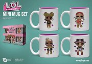 L.O.L. Surprise! Espresso Mugs 4-Pack Glitter Squad