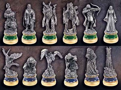 Lord of the Rings Chess Pieces The Two Towers Character Package