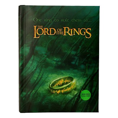 Lord of the Rings Notebook with Light One Ring To Rule Them All