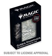 Magic the Gathering Ingot Garruk Wildspeaker Limited Edition (silver plated)