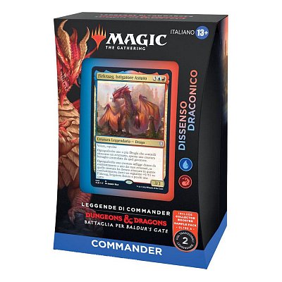 Magic the Gathering Leggende di Commander: Battaglia per Baldur\'s Gate Commander Decks Display (4) italian