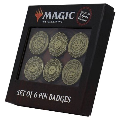 Magic the Gathering Pin Badge 6-Pack Limited Edition Mana Symbol