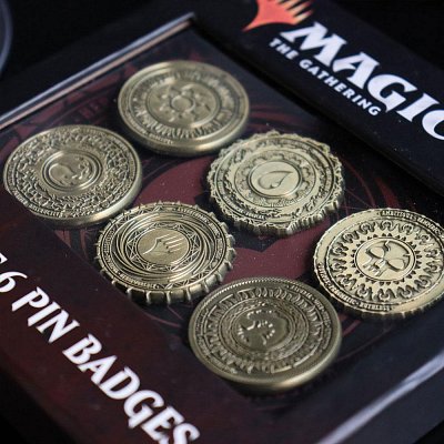 Magic the Gathering Pin Badge 6-Pack Limited Edition Mana Symbol