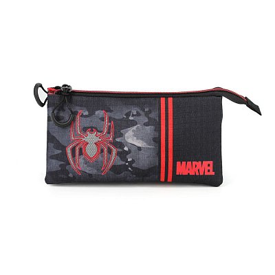Marvel Pencil Case Spider-Man Dark Triple