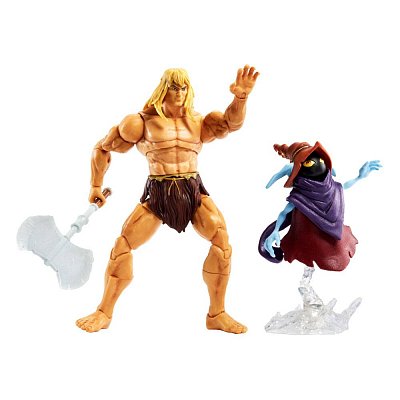 Masters of the Universe: Revelation Masterverse Action Figures 2022 Deluxe Savage He-Man & Orko 18 cm