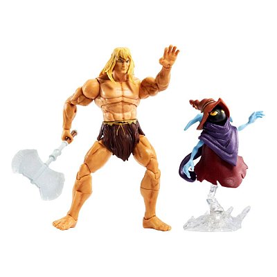 Masters of the Universe: Revelation Masterverse Action Figures 2022 Deluxe Savage He-Man & Orko 18 cm - Damaged packaging