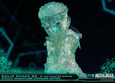 Metal Gear Solid PVC SD Statue Solid Snake Stealth Camouflage Ver. 20 cm
