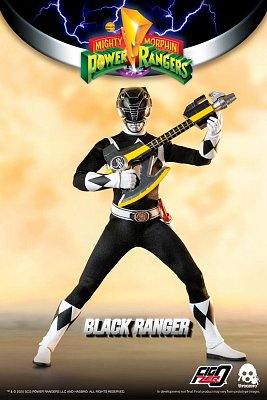 Mighty Morphin Power Rangers FigZero Action Figure 1/6 Black Ranger 30 cm