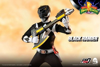 Mighty Morphin Power Rangers FigZero Action Figure 1/6 Black Ranger 30 cm