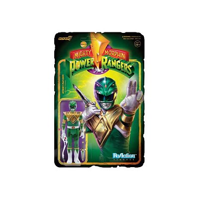 Mighty Morphin Power Rangers ReAction Action Figure Green Ranger (Battle Damaged) 10 cm