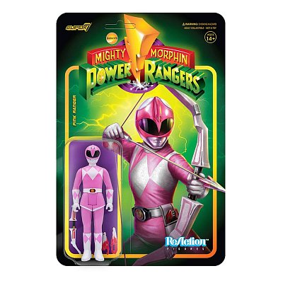 Mighty Morphin Power Rangers ReAction Action Figure Pink Ranger 10 cm