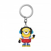 Minions II Pocket POP! Vinyl Keychain Roller Skating Stuart 4 cm