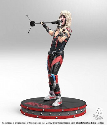 Mötley Crüe Rock Iconz Statue 1/9 Vince Neil 22 cm --- DAMAGED PACKAGING