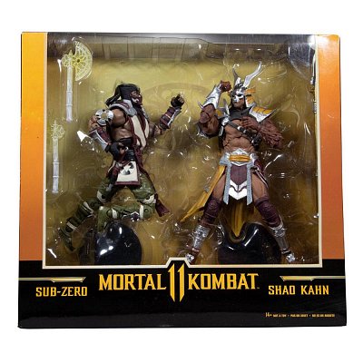 Mortal Kombat Action Figure 2-Pack Sub-Zero & Shao Khan 18 cm