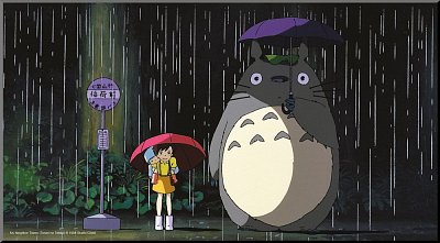 My Neighbor Totoro Wooden Wall Art Bus Stop