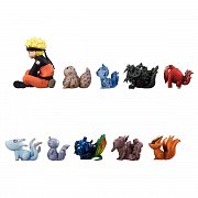 Naruto Mini Figures 11-Pack Naruto & Bijyu 3 - 7 cm  --- DAMAGED PACKAGING