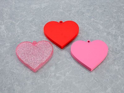 Nendoroid More Heart-shaped Base for Nendoroid Figures Heart Pink Version