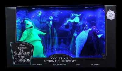 Nightmare before Christmas Action Figure Box Set Oogie\'s Lair SDCC 2020 Exclusive --- DAMAGED PACKAGING