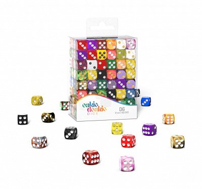 Oakie Doakie Dice D6 Dice Retail Pack 12 mm Mixed (192)