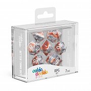 Oakie Doakie Dice RPG Set Gemidice - Silver-Rust (7)