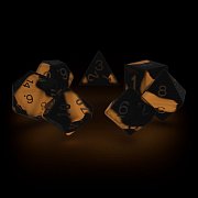 Oakie Doakie Dice RPG Set Glow in the Dark - Lava (7)