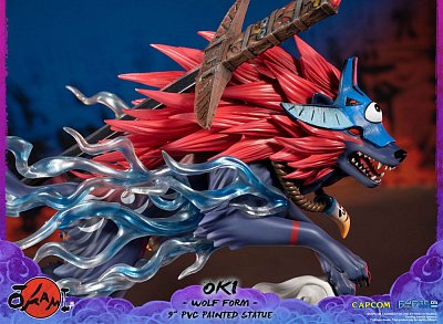 Okami PVC Statue Oki (Wolf Form) 21 cm - Damaged packaging