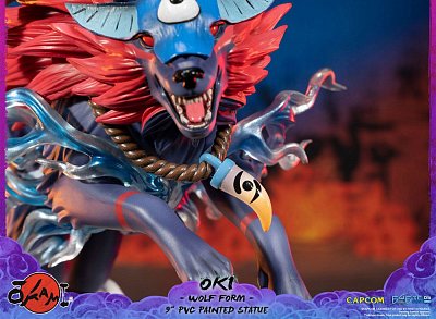 Okami PVC Statue Oki (Wolf Form) 21 cm - Damaged packaging