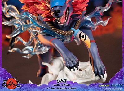 Okami PVC Statue Oki (Wolf Form) 21 cm - Damaged packaging