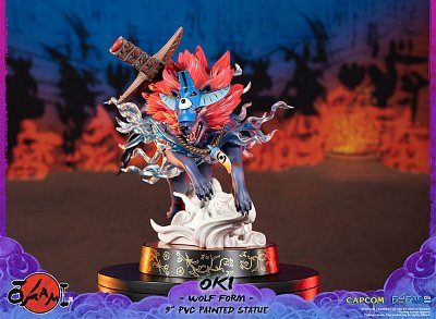 Okami PVC Statue Oki (Wolf Form) 21 cm - Damaged packaging