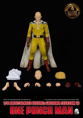 One Punch Man Action Figure 1/6 Saitama (Season 2) Deluxe Version 30 cm