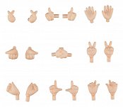 Original Character Parts for Nendoroid Doll Figures Hand Parts Set 02 (Almond Milk)