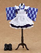 Original Character Parts for Nendoroid Doll Figures Outfit Set Japanese-Style Maid Blue