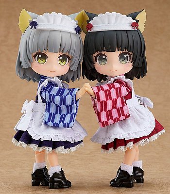 Original Character Parts for Nendoroid Doll Figures Outfit Set Japanese-Style Maid Pink