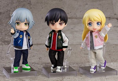 Original Character Parts for Nendoroid Doll Figures Outfit Set Souvenir Jacket - Blue