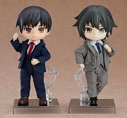 Original Character Parts for Nendoroid Doll Figures Outfit Set (Suit - Grey)