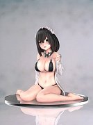 Original Character Statue Maid Black Bikini Chan 12 cm