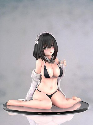 Original Character Statue Maid Black Bikini Chan 12 cm