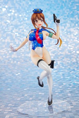 Original Character Thigt Works Series PVC Statue Job1: Cop Asahi Sakurada 25 cm