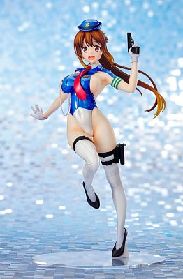 Original Character Thigt Works Series PVC Statue Job1: Cop Asahi Sakurada 25 cm - Damaged packaging