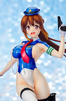 Original Character Thigt Works Series PVC Statue Job1: Cop Asahi Sakurada 25 cm - Damaged packaging
