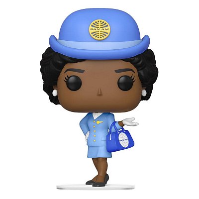 Pan Am POP! Ad Icons Vinyl Figure Stewardess w/Blue Bag 9 cm