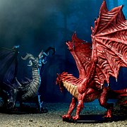 Pathfinder Battles City of Lost Omens pre-painted Premium Miniatures 2-Pack Adult Red & Black Dragon --- DAMAGED PACKAGING