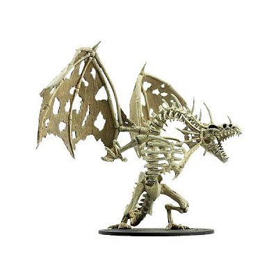 Pathfinder Battles Deep Cuts Unpainted Miniatures Gargantuan Skeletal Dragon --- DAMAGED PACKAGING